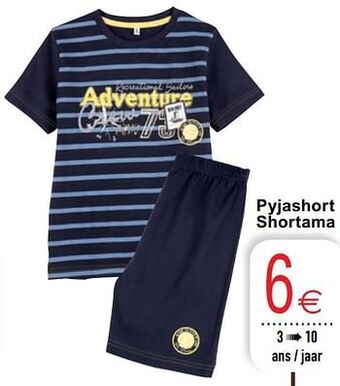 Cora Pyjashort shortama aanbieding