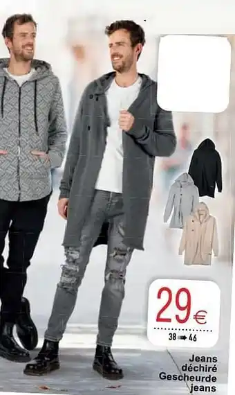 Cora Jeans déchiré gescheurde jeans aanbieding