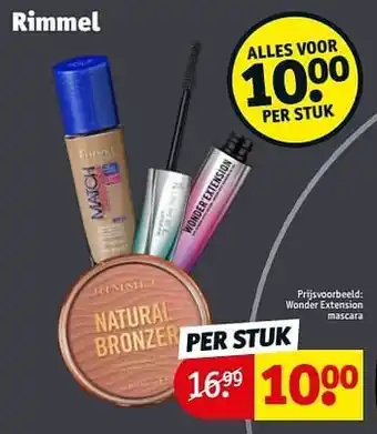 Kruidvat Wonder extension mascara aanbieding