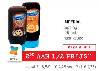 Spar Imperial Topping 2*290ml aanbieding