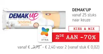 Spar Demak'Up Sensitive 2*25st aanbieding