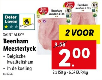 Lidl Saint Alby Beenham Meesterlyck aanbieding