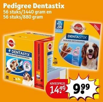 Kruidvat Pedigree dentastix aanbieding