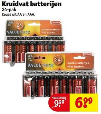 Kruidvat Kruidvat batterijen aanbieding