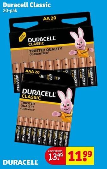 Kruidvat Duracell classic aanbieding