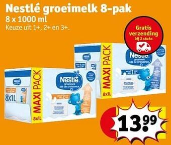 Kruidvat Nestlé groeimelk aanbieding