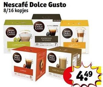 Kruidvat Nescafé dolce gusto aanbieding