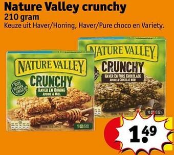 Kruidvat Nature valley crunchy aanbieding