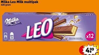 Kruidvat Milka leo milk multipak aanbieding