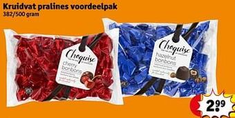 Kruidvat Kruidvat pralines voordeelpak aanbieding