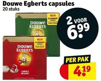 Kruidvat Douwe egberts capsules aanbieding