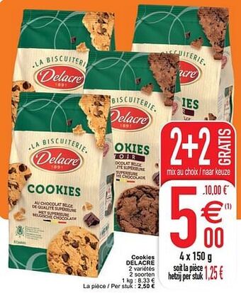 Cora Cookies delacre aanbieding