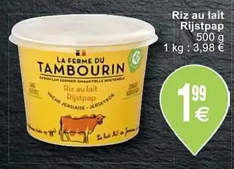 Cora Riz au lait rijstpap aanbieding