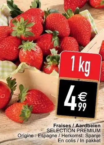 Cora Fraises - aardbeien selection premium aanbieding