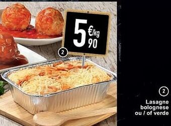 Cora Lasagne bolognese ou - of verde aanbieding