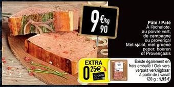 Cora Pâté - paté aanbieding