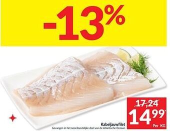 Intermarché Kabeljauwfilet aanbieding