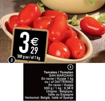 Cora Tomates - tomaten san marzano aanbieding