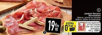 Cora Jambon serrano serranoham aanbieding