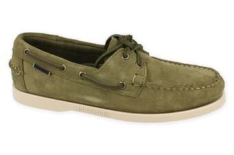Berca Shoes Sebago Veterschoen Heren Portland Flesh Out Green Military - Kaki aanbieding