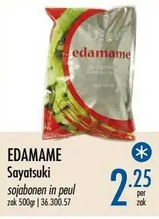 Edamame Sayatsuki Sojabonen In Peul