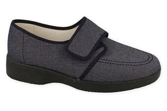 Berca Shoes Comfort Plus Pantoffel Gesloten Heren Extra Breed - Blauw aanbieding