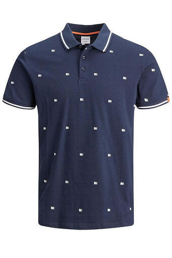 Berca Shoes Jack & Jones T- Shirts Jorlogon - Blauw aanbieding
