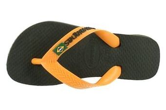 Berca Shoes Havaianas Teenslipper Jongens h.brazil Logo Maat 27/36 - Kaki aanbieding