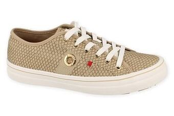 Berca Shoes S. Oliver Veterschoen Dames Sneaker Snake - Taupe aanbieding