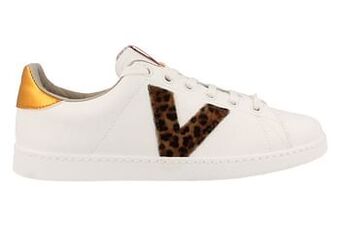 Victoria Made in Spain Veterschoen Dames Trend Leopard - Wit
