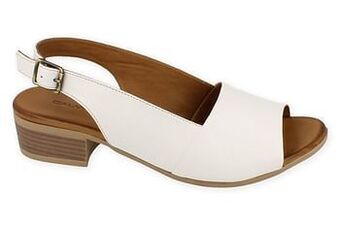 Berca Shoes Andrea Conti Sandaal Dames Volledig Leder - Wit aanbieding