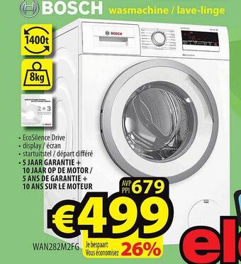 ElectroStock Bosch Wasmachine - Lave Linge aanbieding