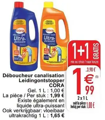 Déboucheur canalisation leidingontstopper cora