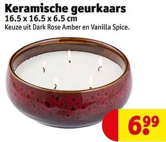 Kruidvat Keramische geurkaars aanbieding