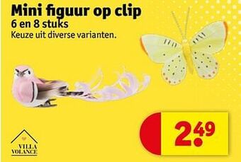 Kruidvat Mini figuur op clip aanbieding