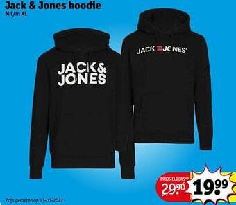 Kruidvat Jack + jones hoodie aanbieding