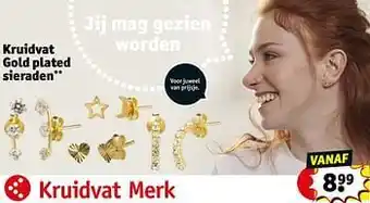 Kruidvat Kruidvat gold plated sieraden aanbieding