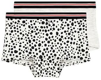 HEMA HEMA Kinderboxers Katoen/stretch - 2 Stuks Grijsmelange (grijsmelange) aanbieding