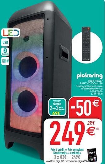 Cora Pickering high power partydjoon 126 aanbieding