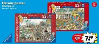Kruidvat Fleroux puzzel aanbieding