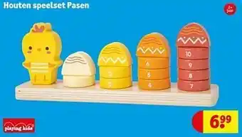 Kruidvat Houten speelset pasen aanbieding