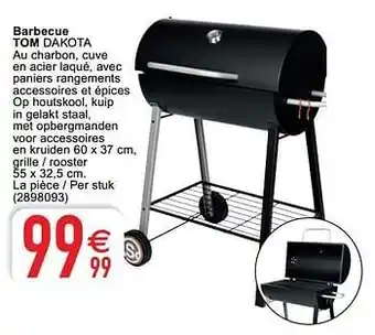 Cora Barbecue tom dakota aanbieding