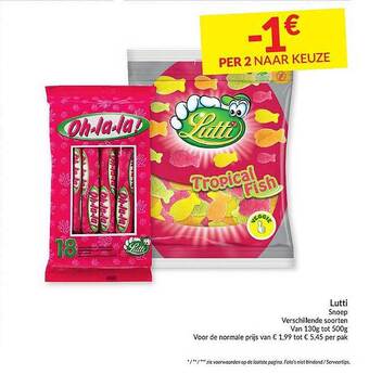 Intermarché Lutti Snoep aanbieding
