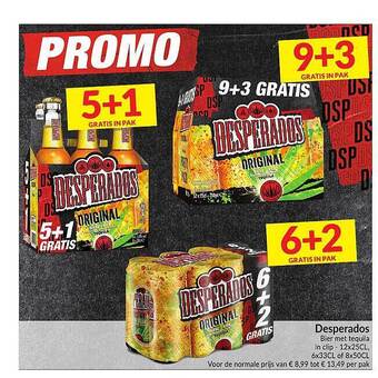 Intermarché Desperados Bier Met Tequila aanbieding