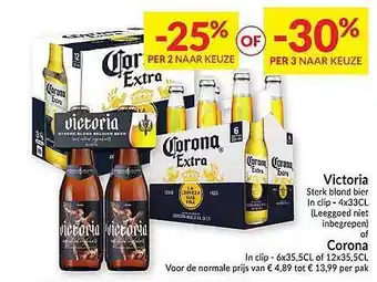 Intermarché Victoria Sterk Blond Bier Of Corona aanbieding