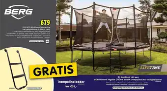 ToyChamp Berg Favorit Trampolin Met Veiligheidsnet 380 Cm Zwart aanbieding
