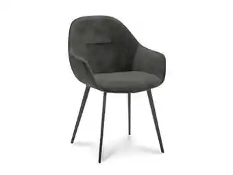 Deba Meubelen Armstoel TAYLOR - Hunter velvet Zwart aanbieding