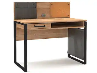 Deba Meubelen Bureau IRONY - Eiken/Antraciet aanbieding