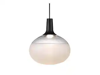 Deba Meubelen Hanglamp DEE - Sanded Glass Zwart aanbieding