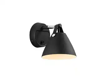 Deba Meubelen Wandlamp STRAP - Zwart Zwart aanbieding